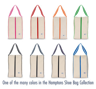 Ame & Lulu Hamptons Canvas Shoe Bags