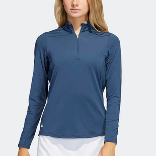 Adidas Golf Long Sleeve Mock (Fashion Solids)