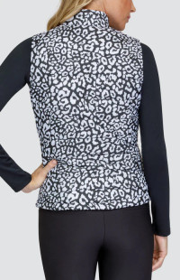 Tail Harlow Quilted Vest - Onyx Leopard