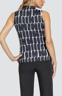 Tail Lua Sleeveless Mock - Checkered Geo