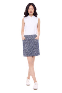 Swing Control Master 18" Techno Skort - Navy Roses