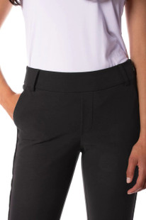 Golftini Stretch Ankle Pant - Black/Black