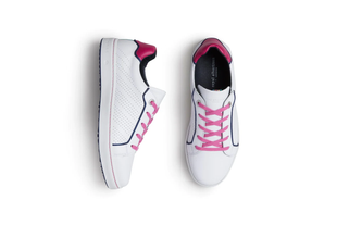 Royal Albartross Hampton White/Fuchsia Golf Shoe