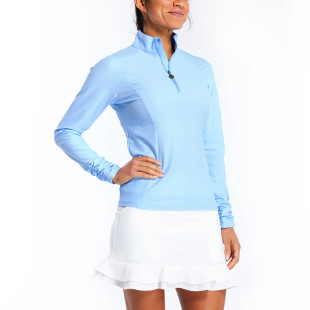 TzuTzu Sara Long Sleeve Mock Top