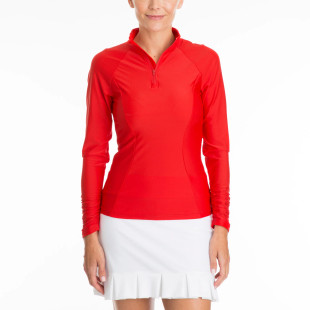 TzuTzu Sara Long Sleeve Mock Top