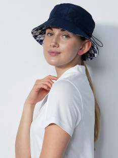 Daily Sports Abruzzo Navy Argyle Reversible Bucket Hat
