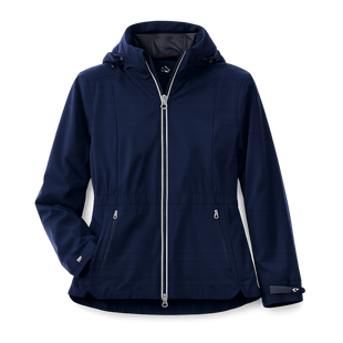 Callaway Wind/Rain Jacket with Packable Hood inPeacoat Navy