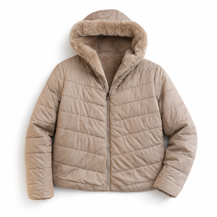 Sunice Paris Reversible Faux Fur Puff Jacket