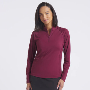 PUMA YouV Brrr 1/4 Zip Long Sleeve Cooling Mock