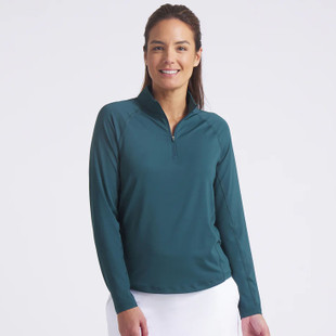 PUMA YouV Brrr 1/4 Zip Long Sleeve Cooling Mock