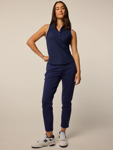 Greyson Scarlet Sleeveless Polo