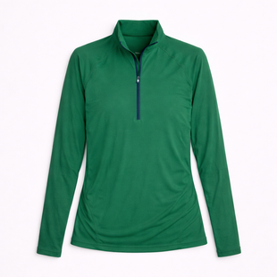TJ Sport Green/Navy Tour Pullover