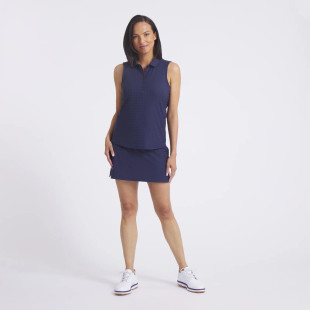Puma Houndstooth  Blake Navy 16" Golf Skort