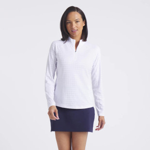 Puma Houndstooth Long Sleeve Pullover