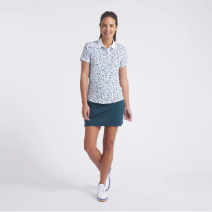 Puma Floral Burst Short Sleeve Golf Polo