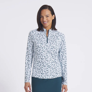 Puma Floral Burst YouV Long Sleeve Mock