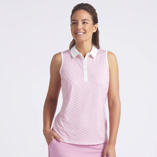 Puma CLOUDSPUN Scallop Sleeveless Golf Polo