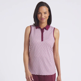 Puma CLOUDSPUN Scallop Sleeveless Golf Polo