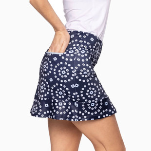 Golftini Stretch Tech Hidden Treasure Ruffle Skort