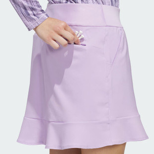 Adidas Ultimate365 Powder Plum Frilled 17" Golf Skort