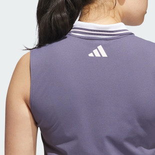 Adidas Beyond Twistknit Preloved Violet Sleeveless Polo