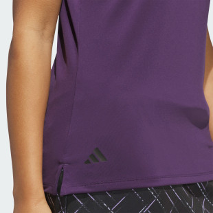 Adidas Aurora Plum Short Sleeve Golf Polo