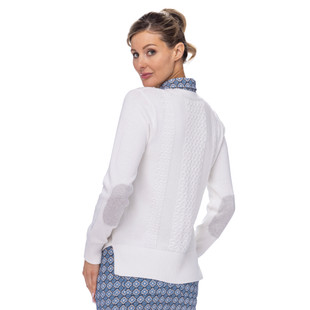BelynKey Edie Chalk/Biscotti Sweater