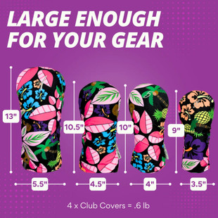 Taboo Golf Tropical Paradise 4-Pack Headcover Set