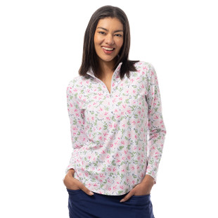 SanSoleil  Puttercup SolairCool Long Sleeve Mock SanSoleil  Puttercup SolairCool Long Sleeve Mock