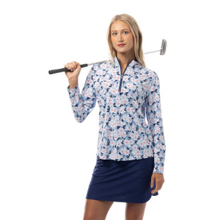 SanSoleil  Puttercup SolairCool Long Sleeve Mock SanSoleil  Puttercup SolairCool Long Sleeve Mock