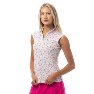 SanSoleil Puttercup SolairCool Sleeveless Mock SanSoleil Puttercup SolairCool Sleeveless Mock
