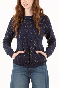 Foray Speckle Navy Sweater