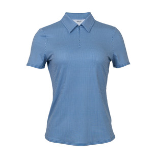 JoFit Limoges Seafarer Check Mia Short Sleeve Polo