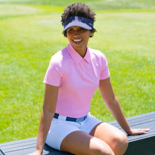 JoFit Blossom Pink Mindy Short Sleeve UV Polo