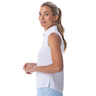 BelynKey Chalk Faye Sleeveless Polo