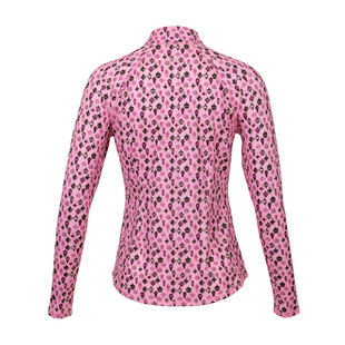 JoFit Winter Whimsy UV Long Sleeve Zip Mock