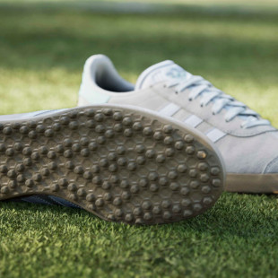 Adidas Gazelle Beige/Mint Spikeless Golf Shoe 