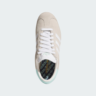 Adidas Gazelle Beige/Mint Spikeless Golf Shoe 