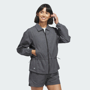  Adidas Ultimate365 Peplum Grid Jacket
