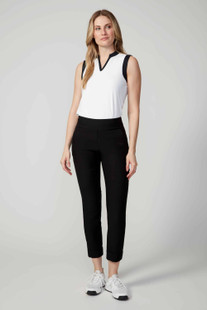 Swing Control Armani Twill Cuffed 28" Ankle Pant