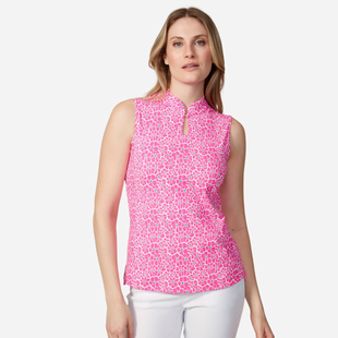 Swing Control Pink Aster Sleeveless Top