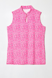 Swing Control Pink Aster Sleeveless Top
