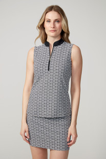 Swing Control Black Keys Sleeveless Top