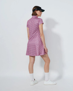 Daily Sports Pop Geo Short Sleeve Dress