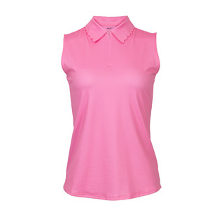 JoFit Rosebud Pink Mindy Sleeveless Polo [S26]