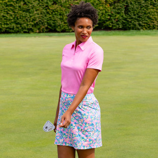 JoFit Rosebud Pink Mia Short Sleeve Polo [S26]