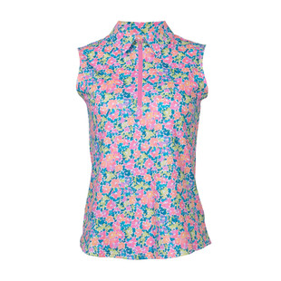 JoFit Ethereal Blooms Sleeveless Polo [S26]