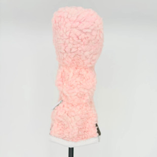 Just4Golf Sherpa Pink Headcovers With Pom