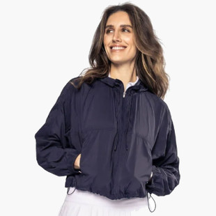 Golftini Featherweight Crop Hooded Jacket