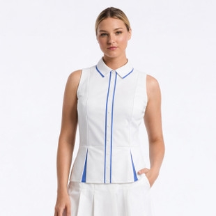 Original Penguin Peplum Blocked Polo
